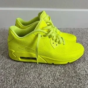 Nike Shoes Nike Id Custom Volt Yellow Neon Air Max Sneakers